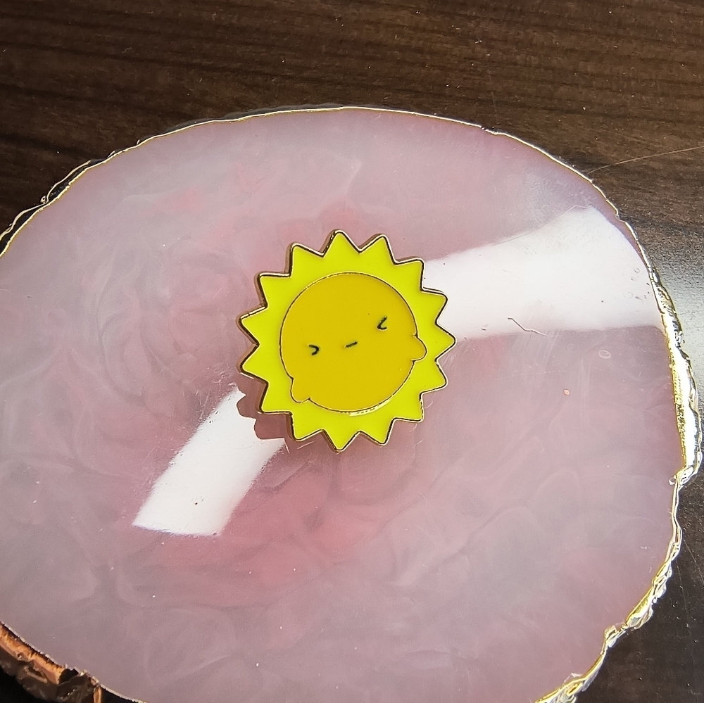 Sunshine Yellow Kids Bath Pin